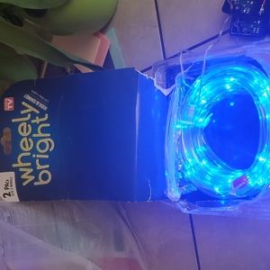 Wheely Bright Blue LED Lights for Bicycle Wheels 2 Pack. Takes aaa batteries